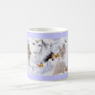 Landscape Amerindian Angel butterflies Coffee Mug