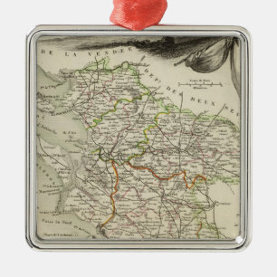 Landscape and Forest Metal Ornament