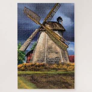 Landscape and Weather in the Netherlands  Drawing Jigsaw Puzzle