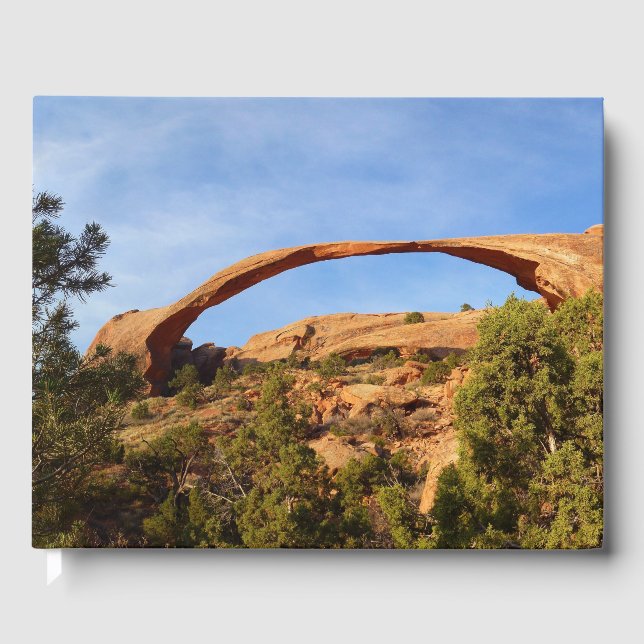 Landscape Arch at Arches National Park Guest Book (Front)
