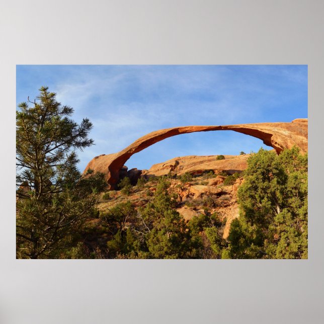 Landscape Arch at Arches National Park Poster (Front)