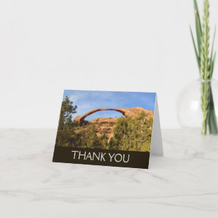 Landscape Arch at Arches National Park Thank You Card