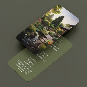 Landscape Architect Garden Specialist Green Business Card