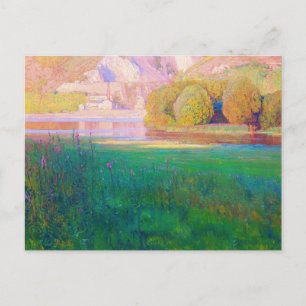 Landscape art nature by Carl Moll Postcard