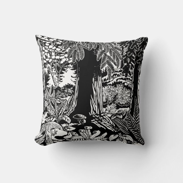 Landscape Art Throw Pillows Canada Lanscape Gifts (Front)