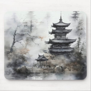 Landscape Asian Traditional Mouse Pad