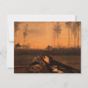 Landscape at Dusk by Vincent van Gogh