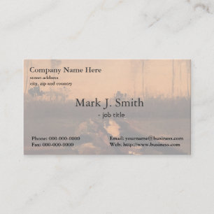 Landscape at Dusk by Vincent van Gogh. Impressive Business Card