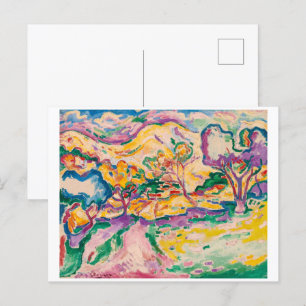 Landscape at La Ciotat Georges Braque Postcard
