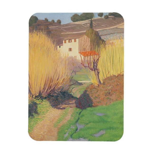 Landscape at Lagnes, 1921 Magnet (Vertical)