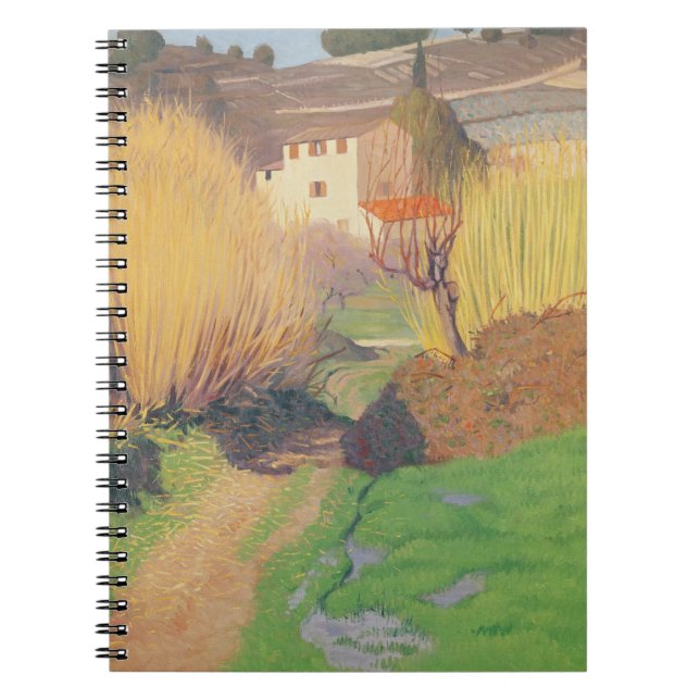 Landscape at Lagnes, 1921 Notebook (Front)