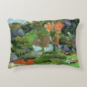 Landscape at Pont Aven, 1888 Decorative Cushion