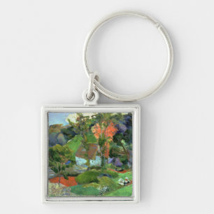 Landscape at Pont Aven, 1888 Key Ring
