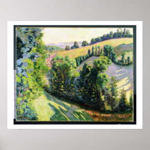 Landscape at Pontgibaud, c.1895 (oil on canvas) Poster