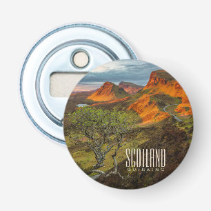 Landscape at Quiraing mountains on Skye, Scotland Bottle Opener