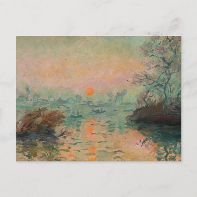 Landscape at Sunset | Tadeusz Makowski Postcard (Front)
