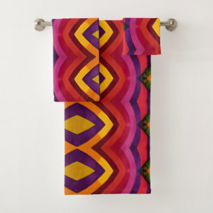 Landscape bath towel set