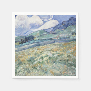 Landscape Behind Saint-Paul Vincent van Gogh Napkin