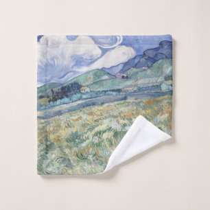 Landscape Behind Saint-Paul Vincent van Gogh Wash Cloth