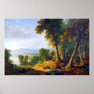Landscape by Asher B Durand 1850 Poster