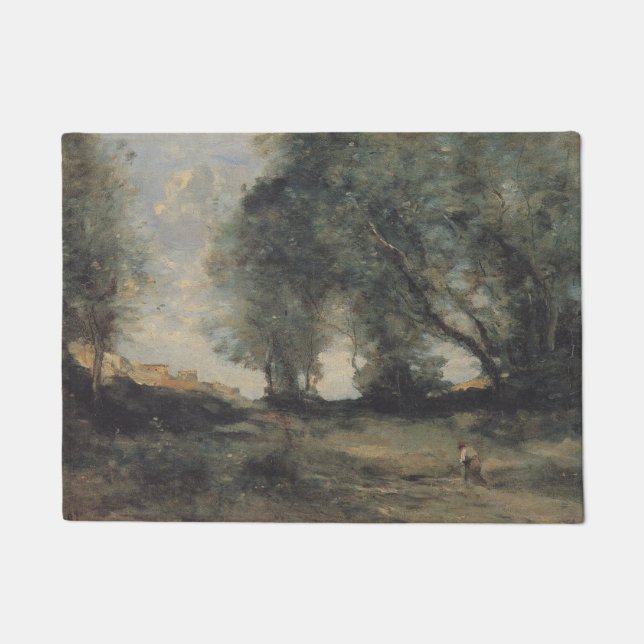 Landscape (by Camille Corot) Doormat (Front)