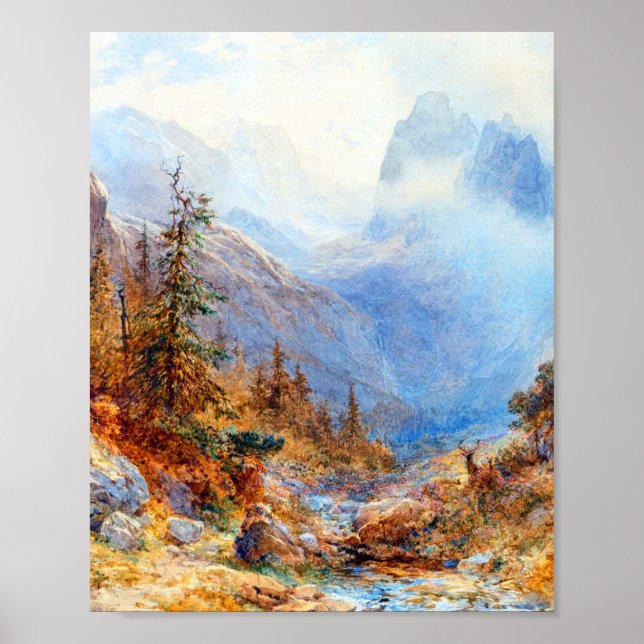 Landscape by Edward Theodore Compton  Poster (Front)