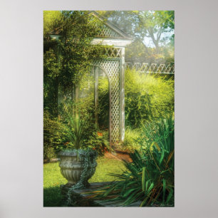 Landscape - By the entrance of the Garden Poster