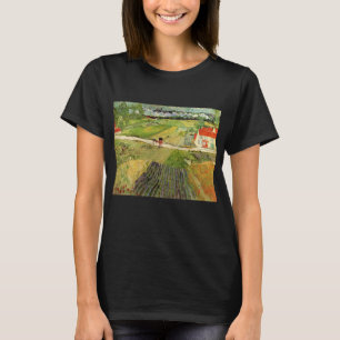 Landscape, Carriage and Train by Vincent van Gogh T-Shirt