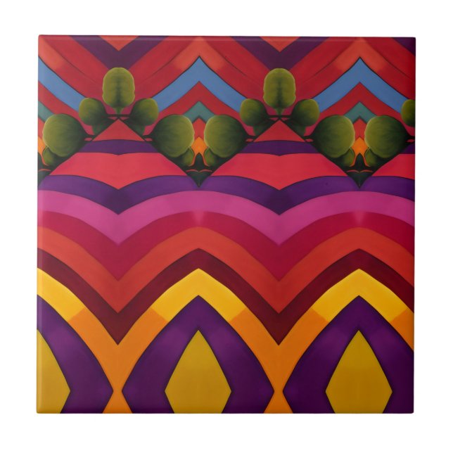 Landscape  ceramic tile (Front)