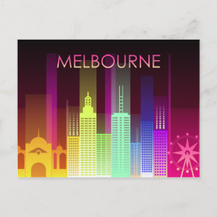 Landscape City View   Melbourne, Australia Postcard