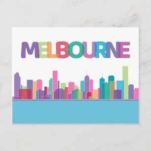 Landscape City View   Melbourne, Australia Postcard