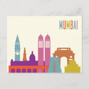Landscape City View   Mumbai, India Postcard