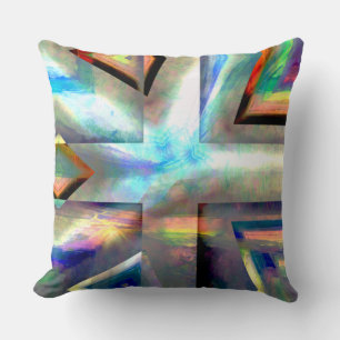 Landscape clippings transformed into frame cushion