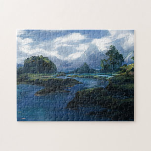 Landscape custom art photo puzzle