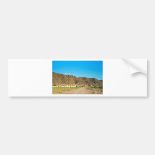 Landscape desert in Almeria, Andalusia, Spain Bumper Sticker