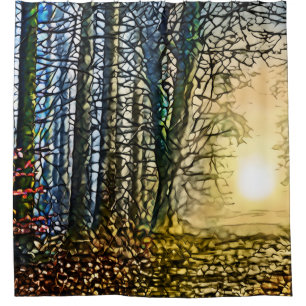 Landscape Design 276 Shower Curtain