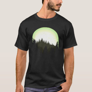 Landscape Design, Mountain, Nature,Trees and Fores T-Shirt
