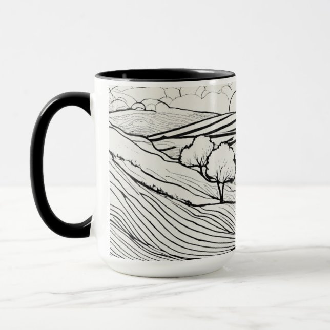 Landscape Design Mug (Left)