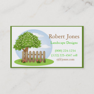 Landscape Designer Business Card