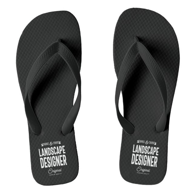 Landscape Designer Job Title Gift Thongs (Footbed)