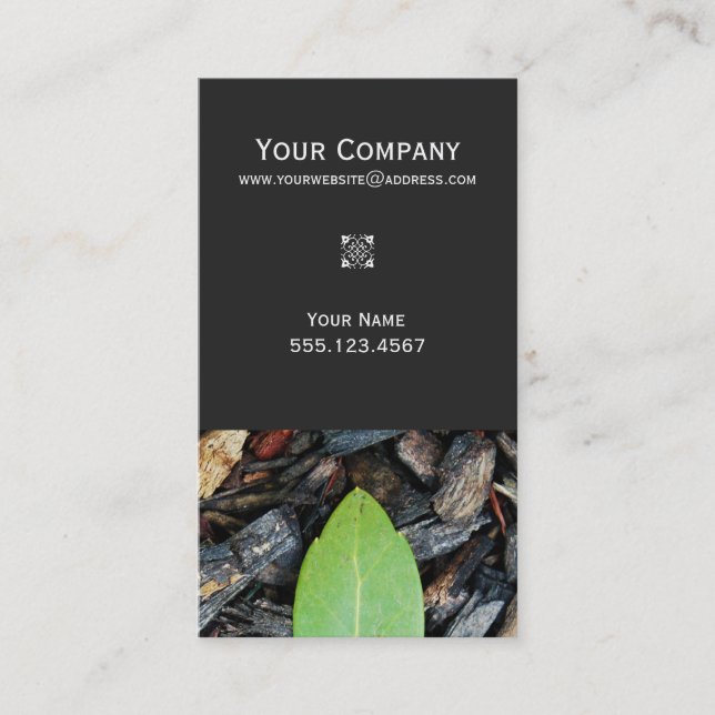  Landscape Designer Nature Business Card (Front)