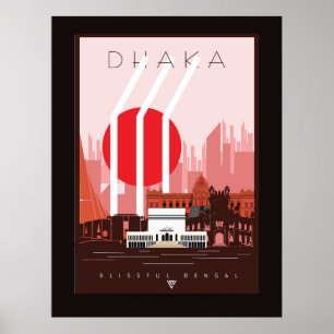 Landscape Dhaka Poster