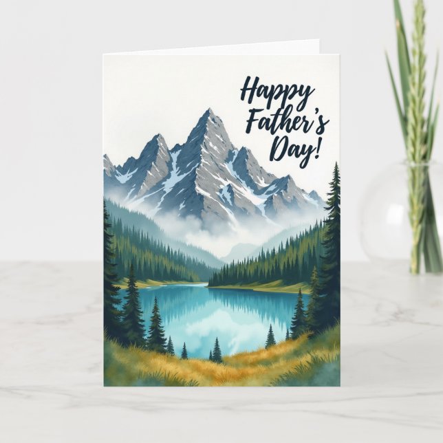 Landscape Fathers Day Image Card (Front)