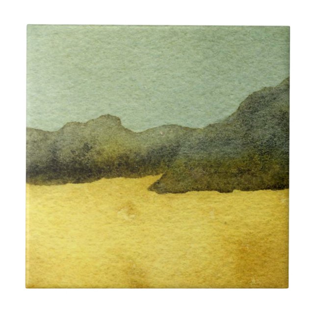 landscape featuring only fore, mid and background ceramic tile (Front)