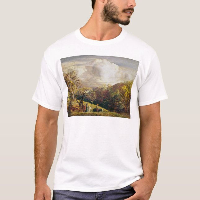 Landscape, figures and cattle T-Shirt (Front)