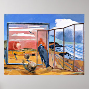 Landscape from a Dream, painting by Paul Nash Poster