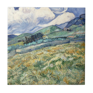  Landscape from Saint-Rémy by Vincent Van Gogh  Ceramic Tile