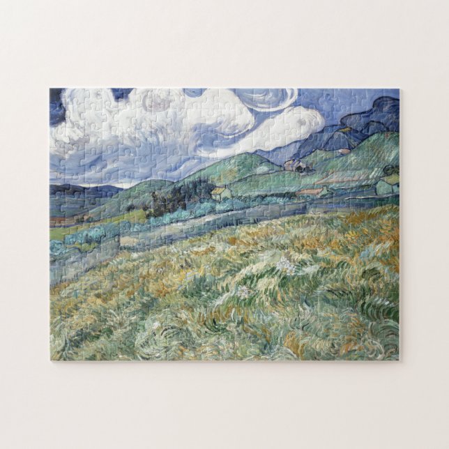 Landscape from Saint-Remy by Vincent Van Gogh Jigsaw Puzzle (Horizontal)