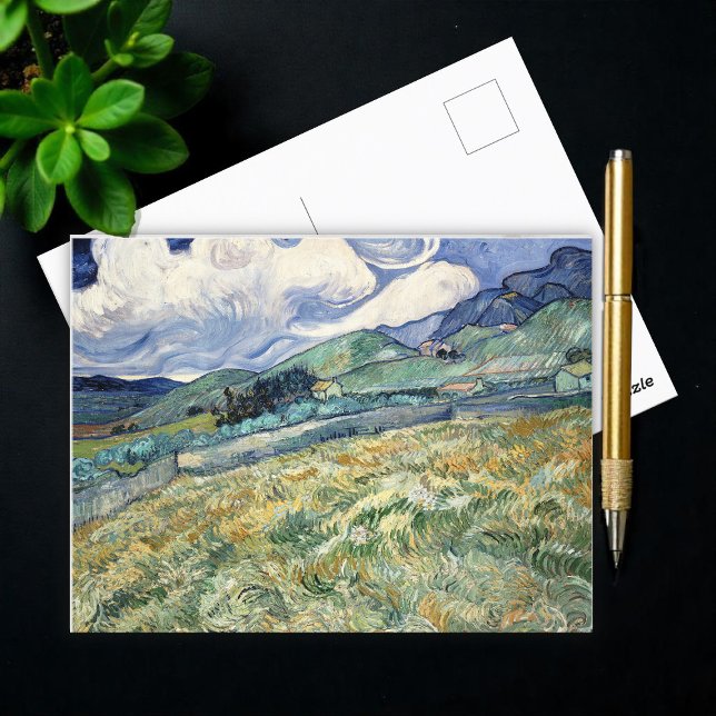  Landscape from Saint-Rémy by Vincent Van Gogh  Postcard (Creator Uploaded)