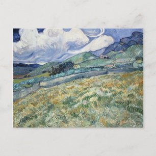 Landscape from Saint-Remy by Vincent Van Gogh Postcard